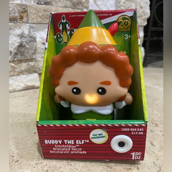Buddy The Elf 20th Anniversary Emoteglow Animated Talking Christmas Character - Picture 3 of 6